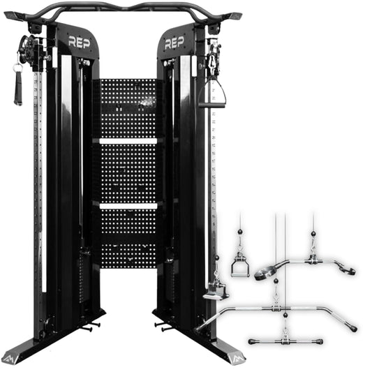 REP Fitness Arcadia™ Functional Trainer- All in one Functional Trainer and Cable Machine for Home and Garage Gym!- Optional Weight Stack Upgrades and Attachment Packages