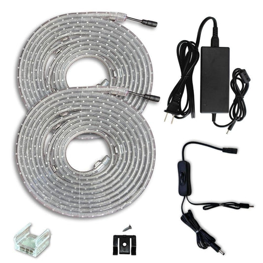 LED Lift Light Kit 15 Foot Set with 2 Light Strips Automotive Lift