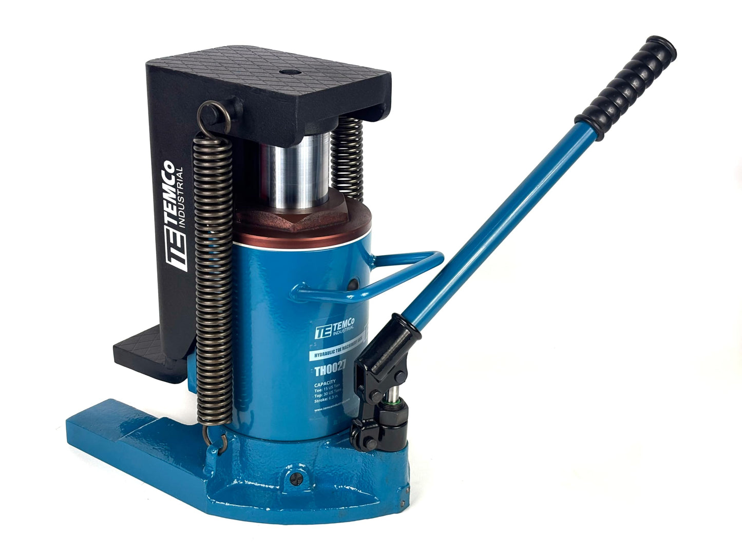 TEMCo Hydraulic Container/Machine Toe Jack (15 Ton - 30 Ton) Lift Capacity TH0027