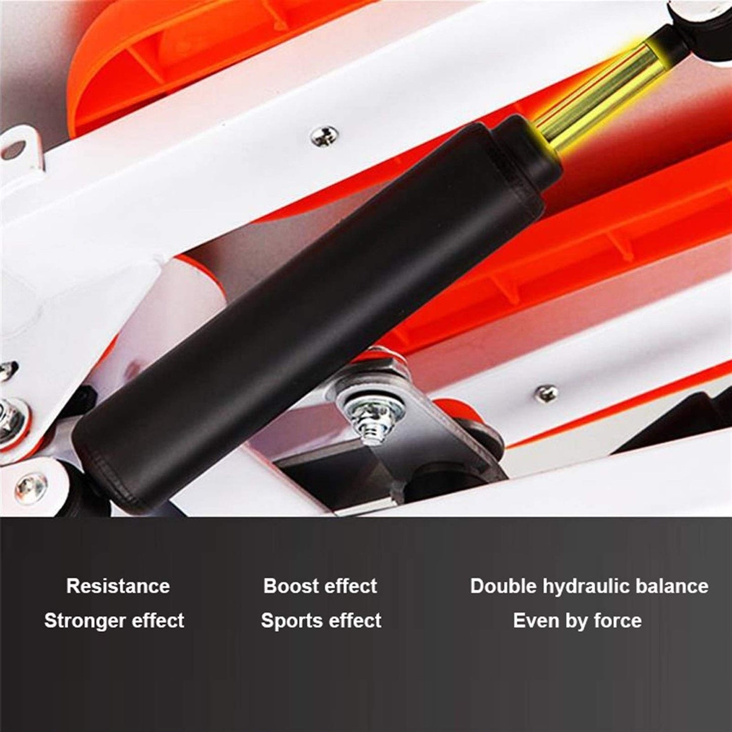 Mini-Stepper Swing Stepper Hydraulic Stepper Household Silent Mini Step Machine Fitness Twist Stair Stepper Exercise Equipment for Exercise Beautiful Scenery (ge)