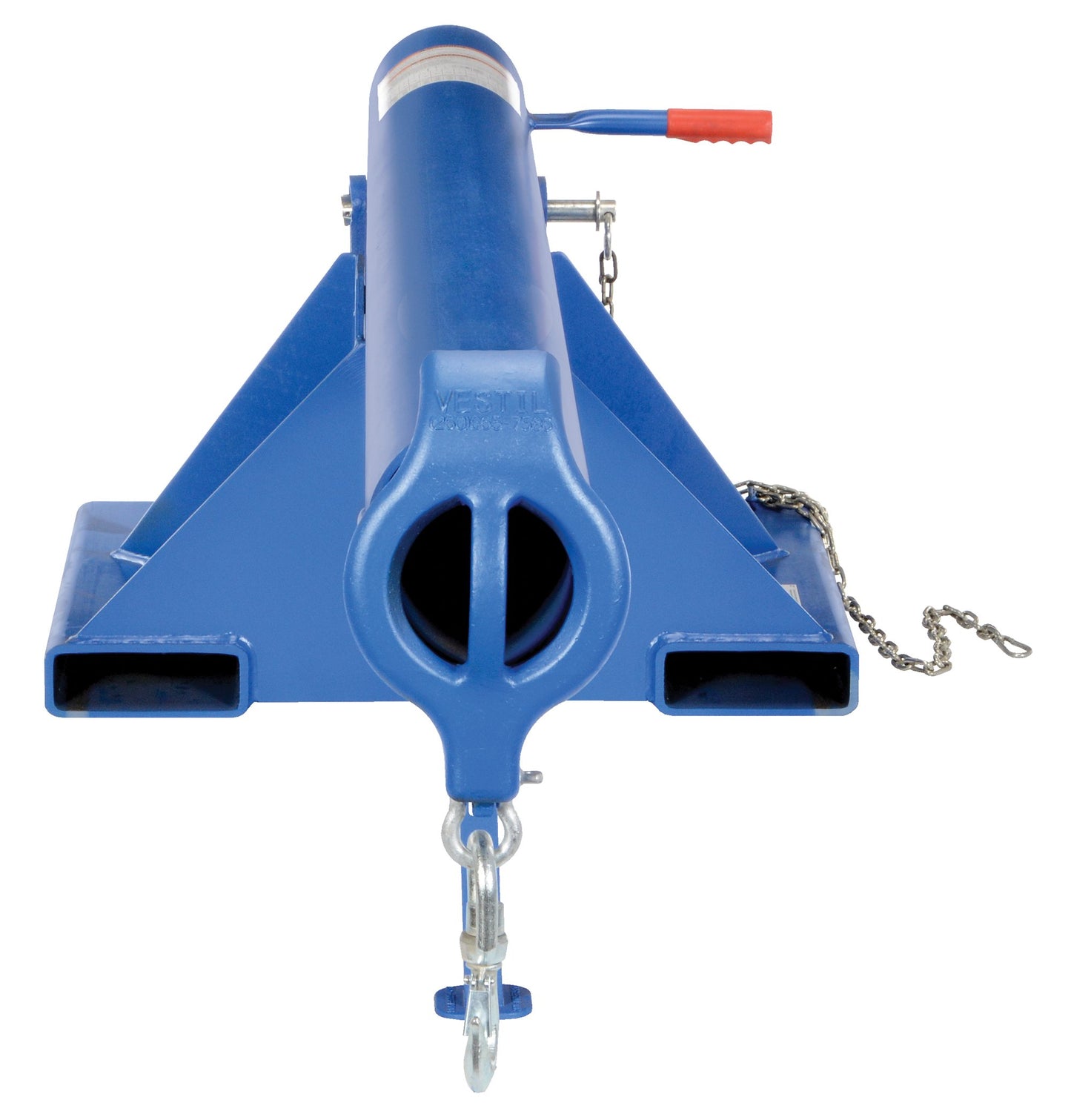 Vestil LM-OBNT-4-24 Steel Orbit Non Telescoping Lift Boom 24 In. Fork Pocket Center 4,000 Lb. Capacity Blue