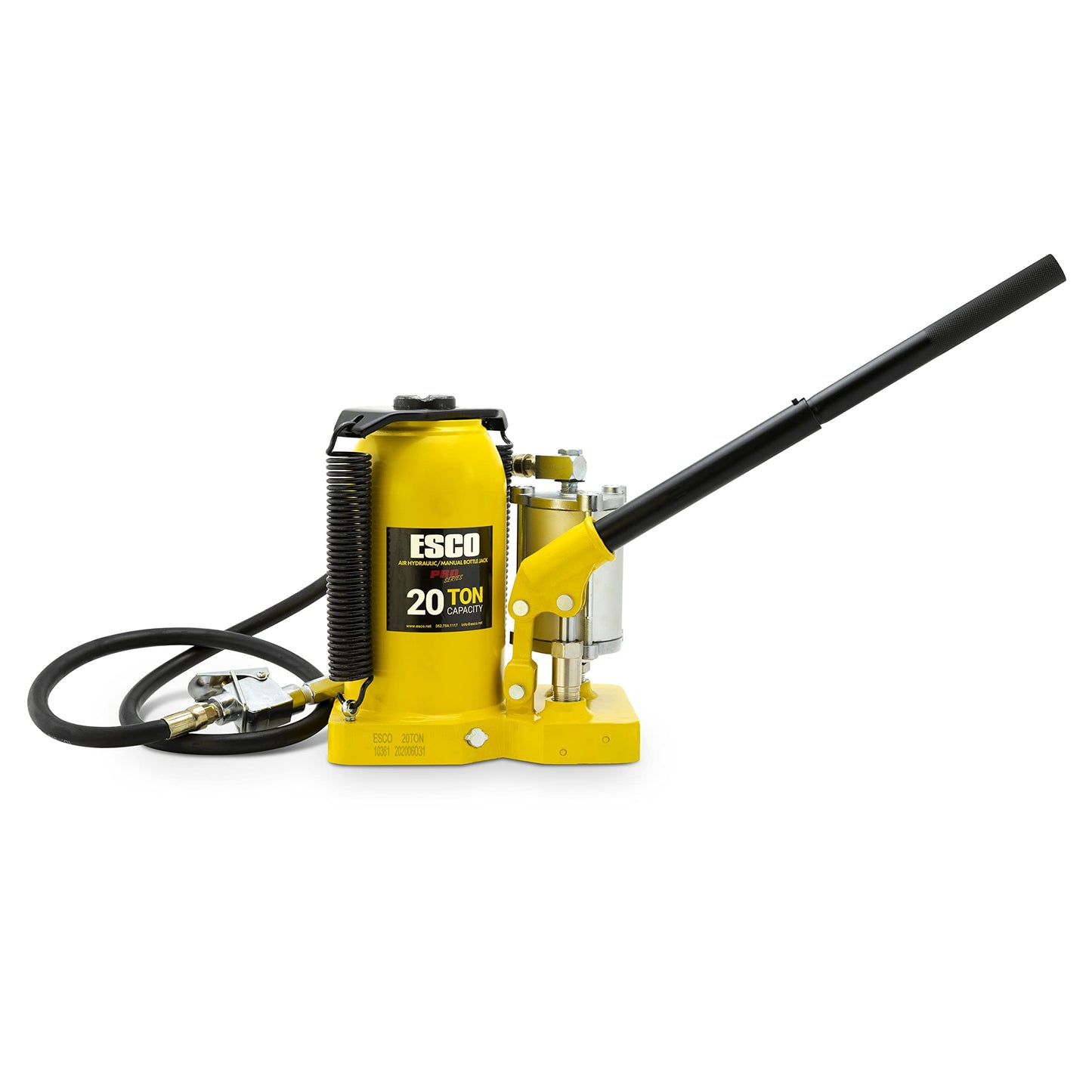 Pro Series 20 Ton Air Hydraulic Bottle Jack