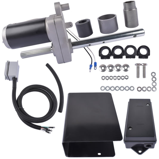 Woosphy 1824200100 Electric Powered Trailer Jack Kit Replacement for 12000 Lbs Landing Gear Single Speed 12VDC