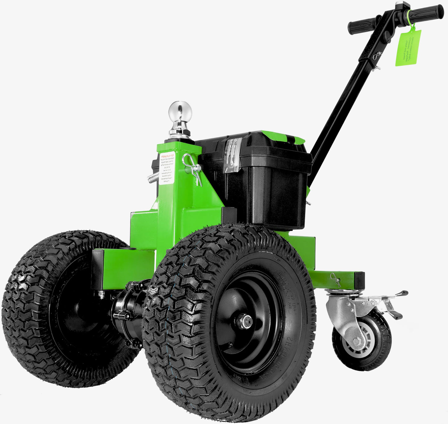 SuperWagen Electric Trailer Dolly Motorized Trailer with 4Wheel Brake 3600LB Max Towing 600LB Tongue Weight 850W Motor 9Ah Battery Dual Hitch Ball 2"&1-7/8"Heavy Duty RV Caravans Boat Cargo Glider
