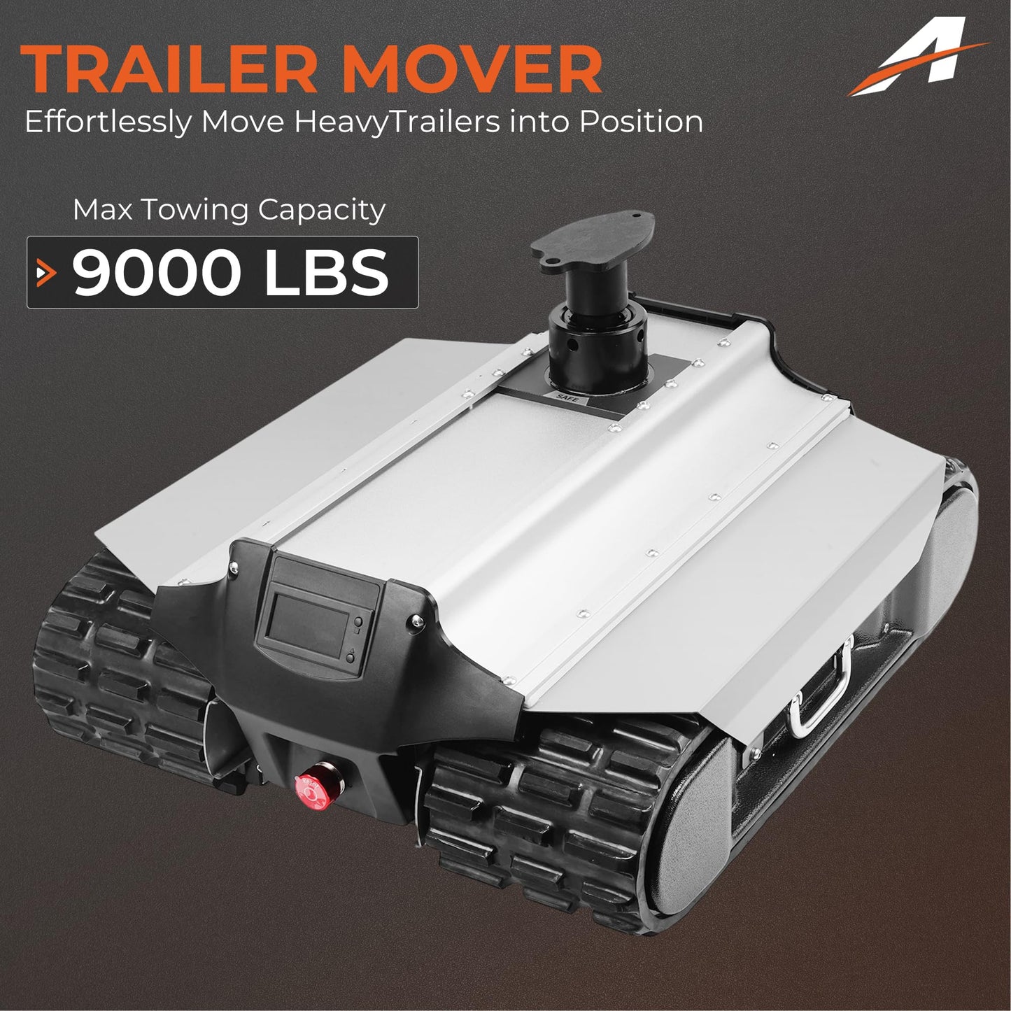 Electric Trailer Mover with Wireless Remote Control,9000 LBS Max Towing Capacity, Motorized Camper Dolly with All-Terrain Rubber Tracks for RV, Caravan, Boat