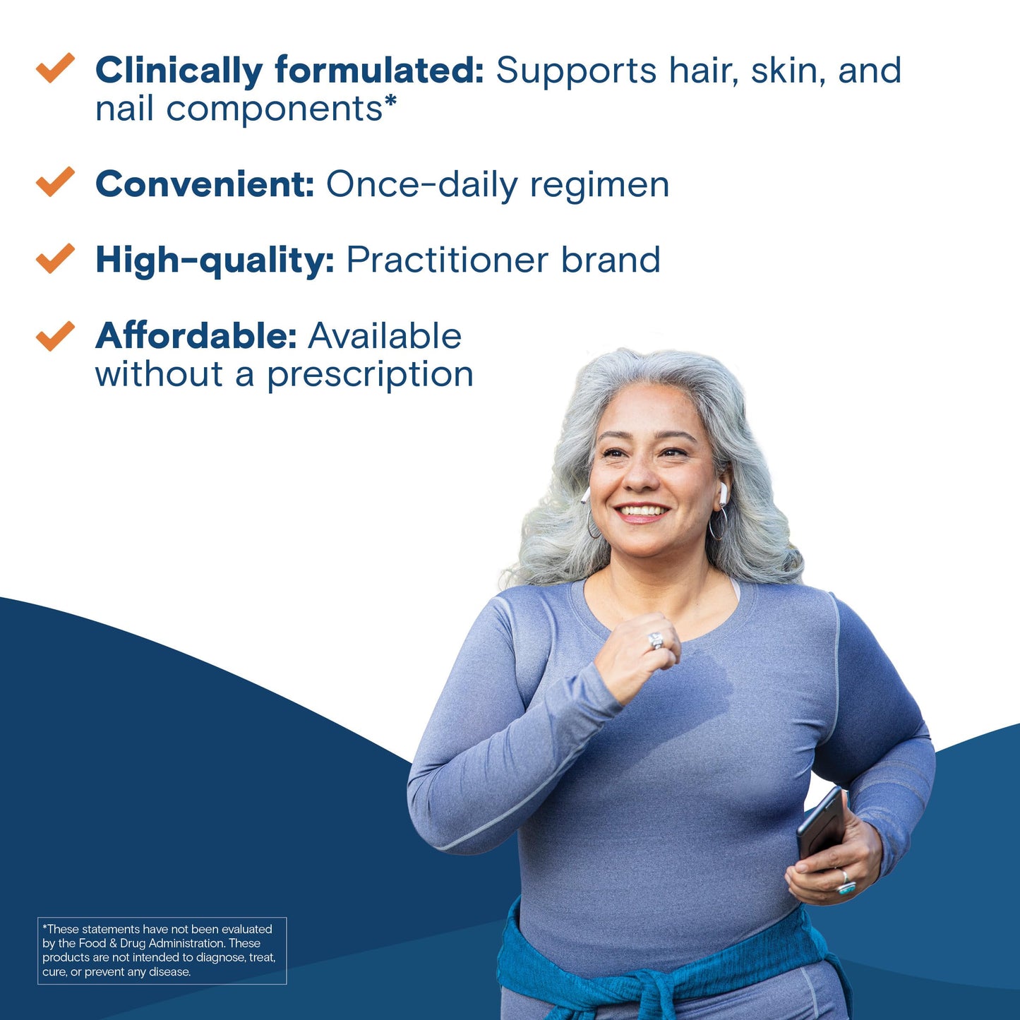 Bariatric Fusion Biotin 5000mcg Vitamin | Easy to Swallow Capsules Biotin Supplement for Hair Growth | 90 Count | 3 Month Supply
