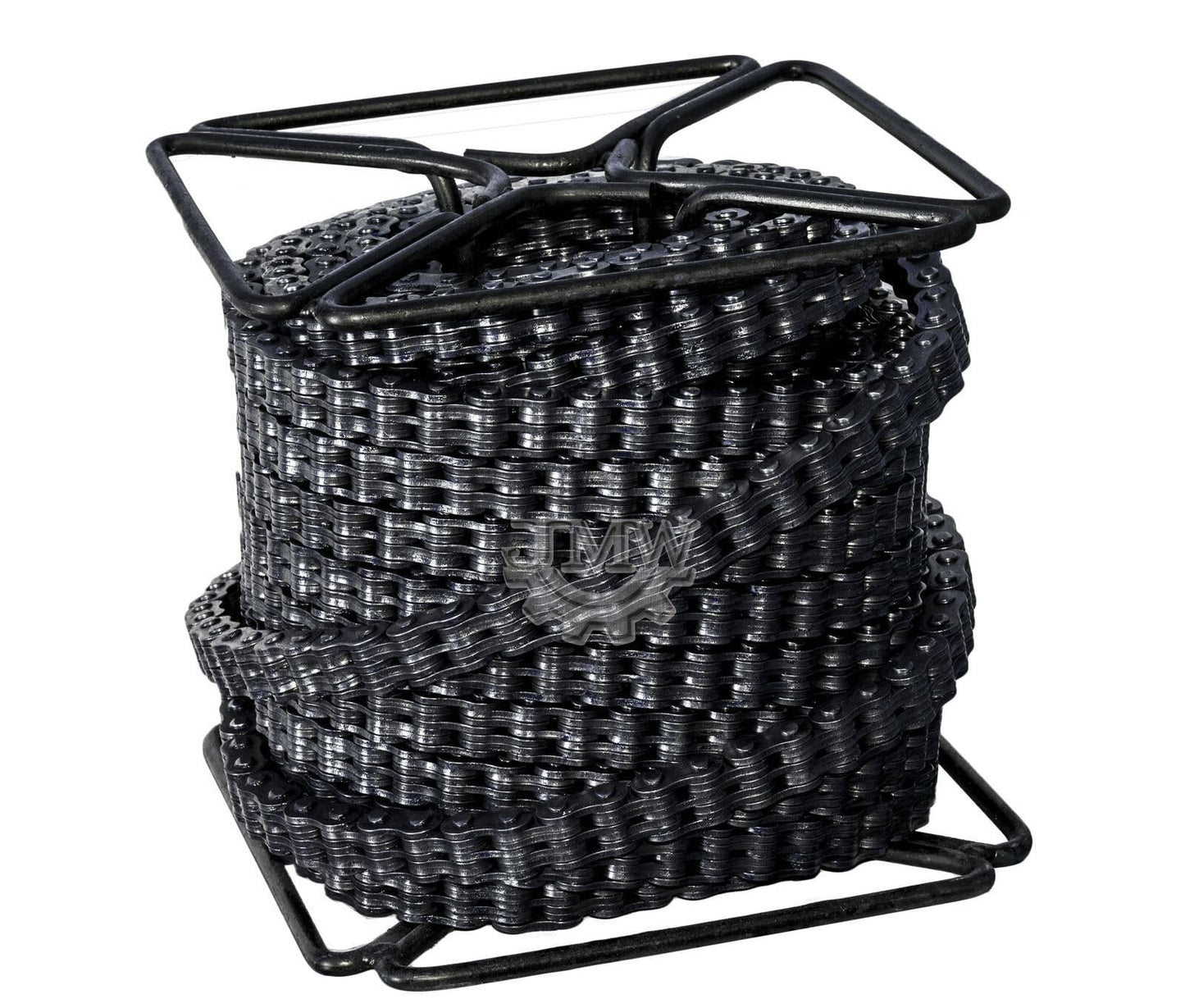 Jeremywell BL634 Leaf Chain 50 Feet for Forklift Masts,Hoisting with 5 Connecting Links