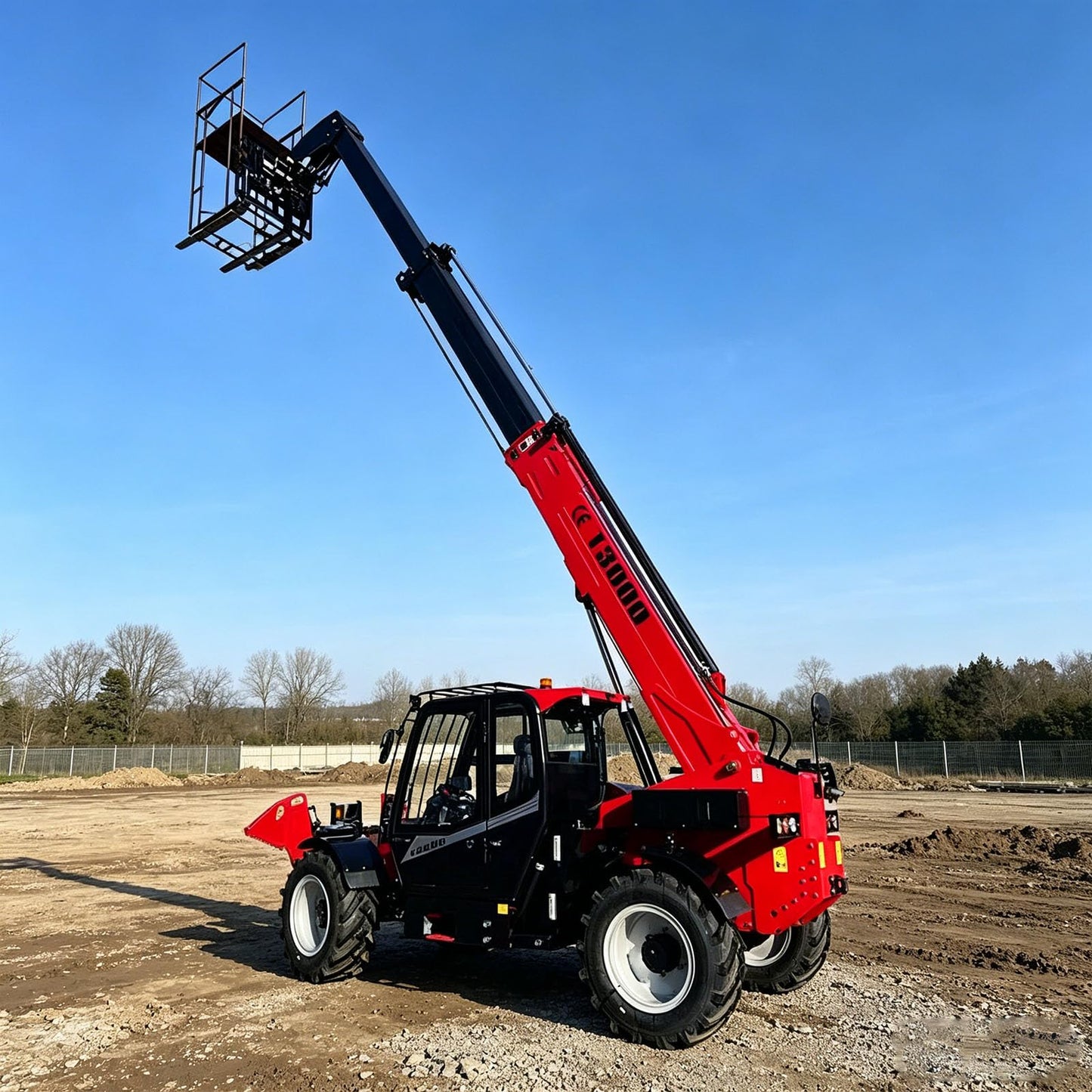 Articulated Telescopic Handler Forklift – Multi-Function Hydraulic Boom Manlift for Stadiums, Airports, Warehouses, Industrial Maintenance & High-Reach Construction Work