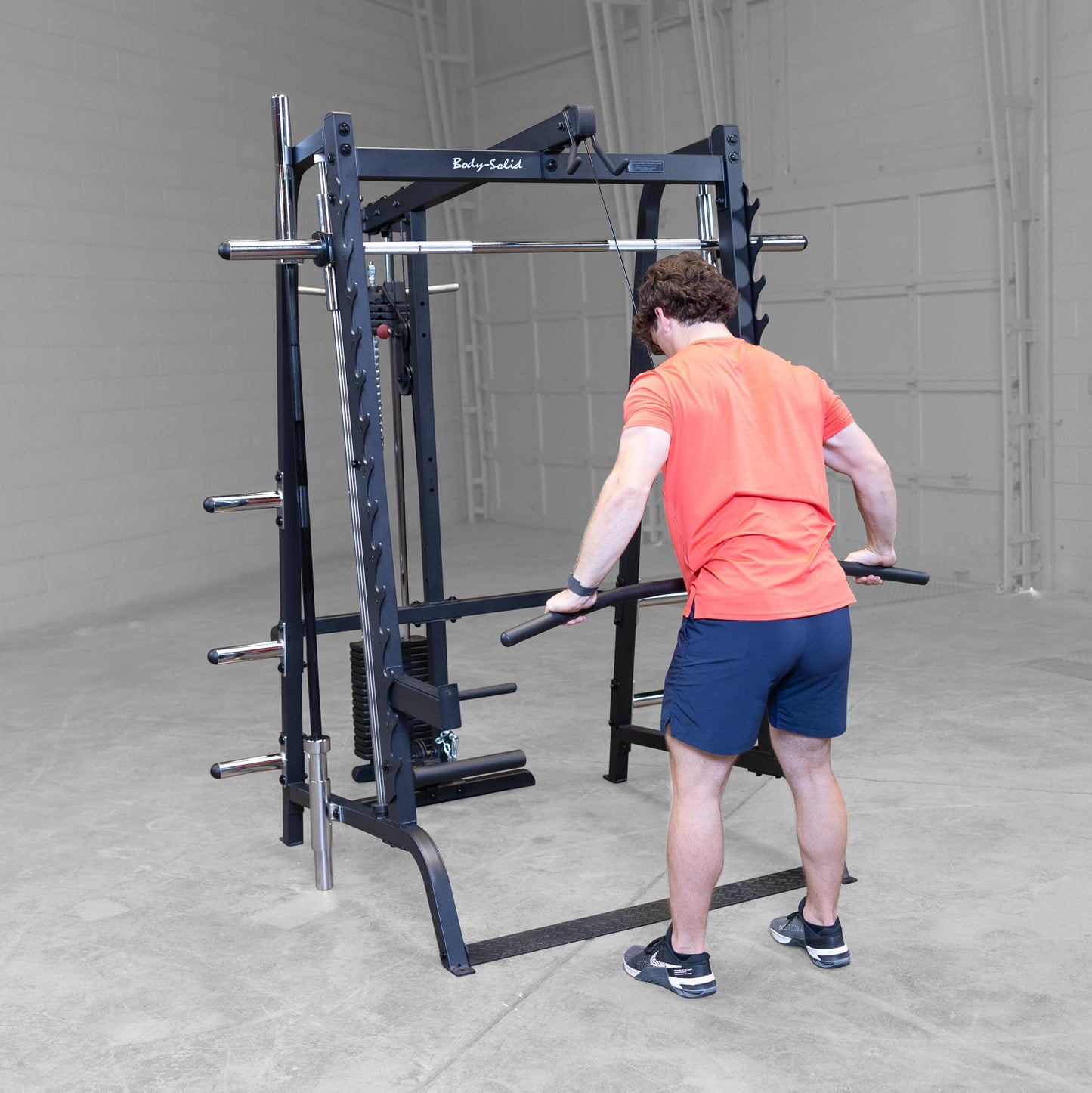 Body Solid (GLA348BS) Series 7 Smith Machine LAT Attachment, Only Compatible with Body-Solid GS348B Series 7 Smith Machine