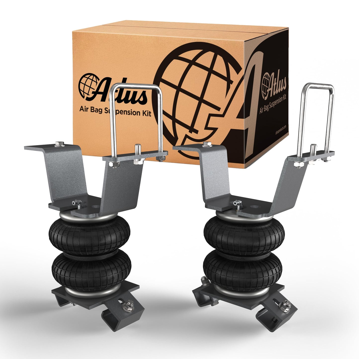 Atlus Engineered By Air Lift A5000 Air Bag Suspension Kit for 2007-2019 Chevy Silverado & GMC Sierra 1500 Legacy 2WD & 4WD (Replaces Torque TR2430AS and Firestone 2430) – AA24300