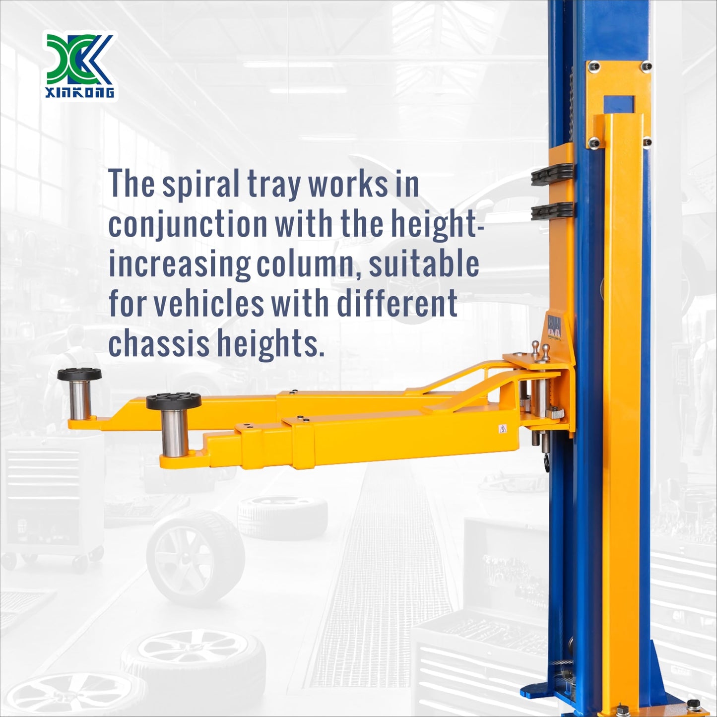 XK-L1150 Overhead Auto Lift Car Lift Capacity 11500 Lbs Truck Hoist with 36 Months Parts Replacement