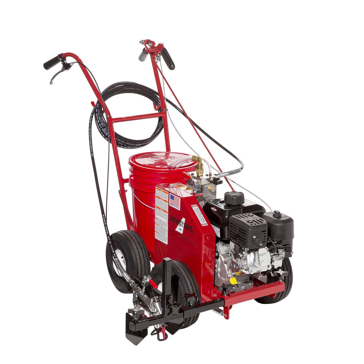 Athletic Field Airless Striping Machine (Model# 4600 Part# 10003031) | Pavement & Warehouse Striping | High Pressure | Light Weight | 3000 PSI Spray Pump | Fix Uneven Athletic Fields | Made in USA