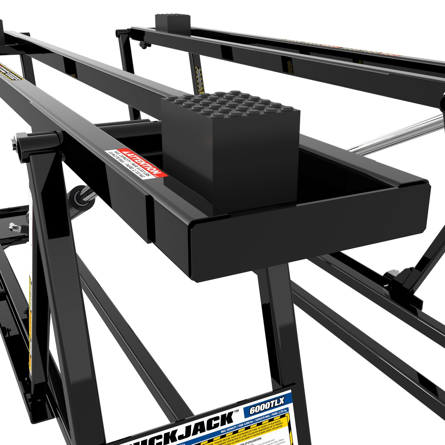 QuickJack 6000TLX Portable Car Lift with 6,000lb Capacity, with 110V Power Unit, Safe & Portable Design Garage Lift for Home, Garage, Shop, or Mechanic Auto Repair