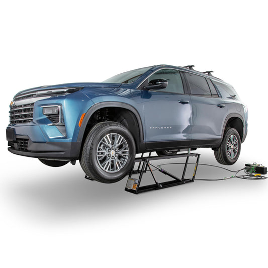 QuickJack 6000TLX Portable Car Lift with 6,000lb Capacity, with 110V Power Unit, Safe & Portable Design Garage Lift for Home, Garage, Shop, or Mechanic Auto Repair