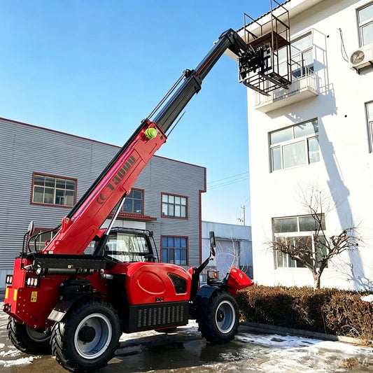 Heavy-Duty Telescopic Boom Forklift – 1–3 Ton Industrial Telehandler for Construction, Logistics & Jobsite Material Handling