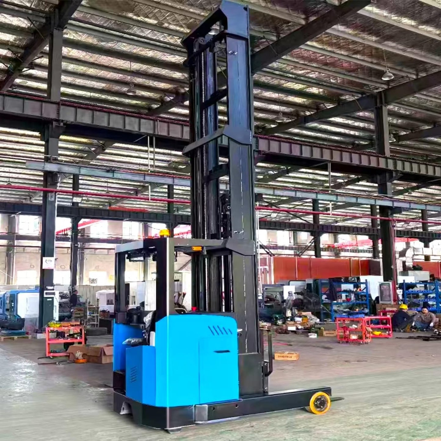 Compact Electric Pallet Stacker Crane Pallet Jack Systems for Narrow aisles, Cold-Storage Warehouses, and Fast-Moving Inventory Zones