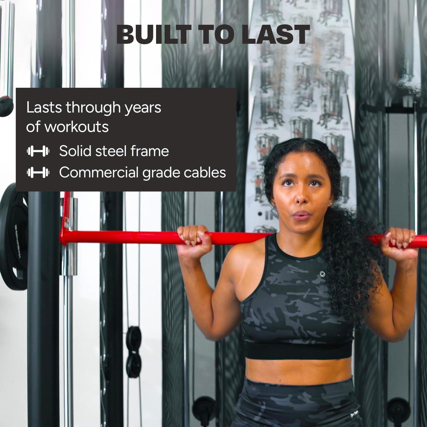 Inspire Fitness SCS Smith System Fully Loaded with Bench and Attachments - Functional Trainer Home Gym with Smith Machine, Bench, Preacher Curl Attachment, and Leg Extension/Leg Curl Attachment