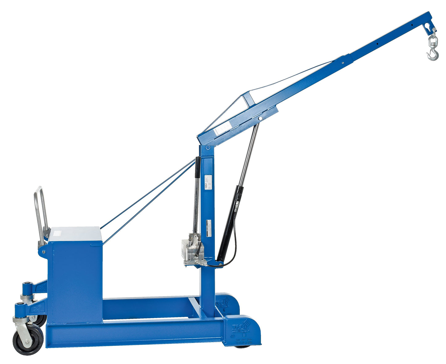Vestil CBFC-500 Steel Counter Balance Floor Crane 500 Lb. Capacity Blue
