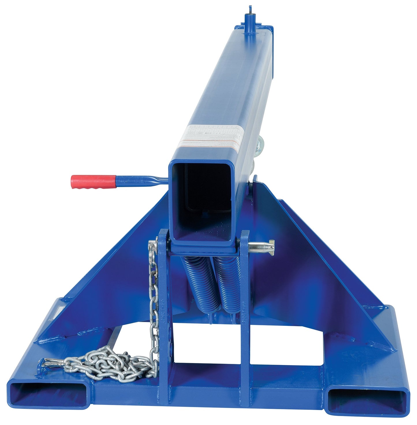 Vestil LM-OBT-8-30 Steel Orbit Telescoping Lift Boom 30 In. Fork Pocket Center 8,000 Lb. Capacity Blue