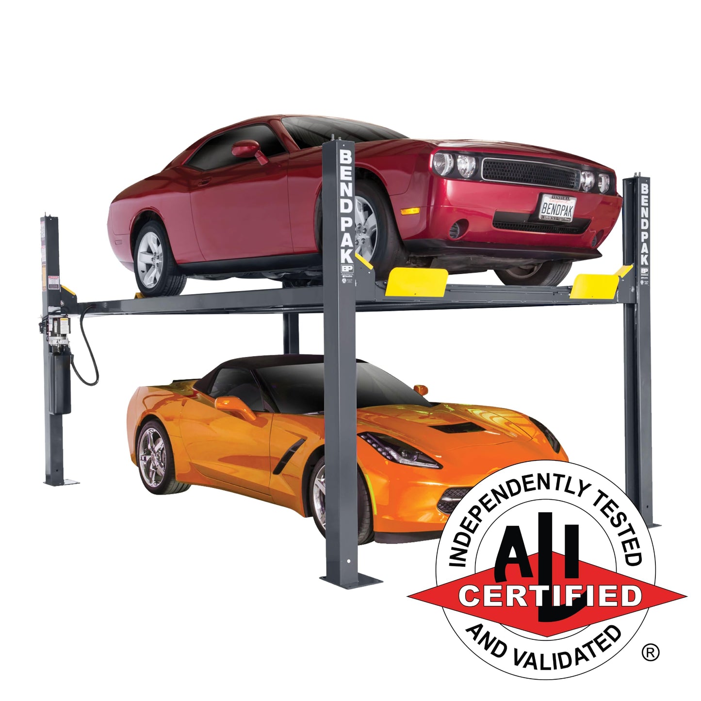 BendPak HD-9-9000lb Capacity 4 Post Car/Vehicle/Auto Lift - Standard Width - Garage/Shop -(220V)