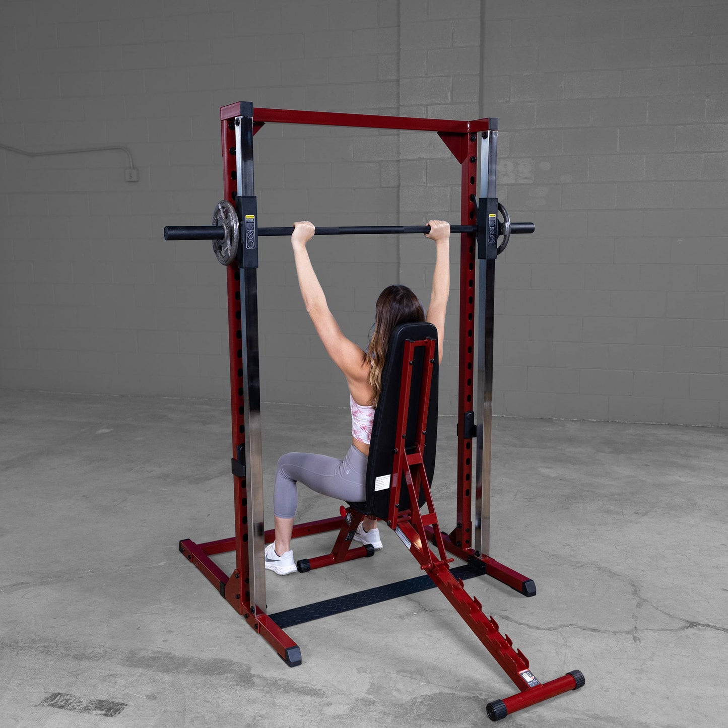 Body-Solid Best Fitness BFSM250P1 Smith Machine Package with Bench