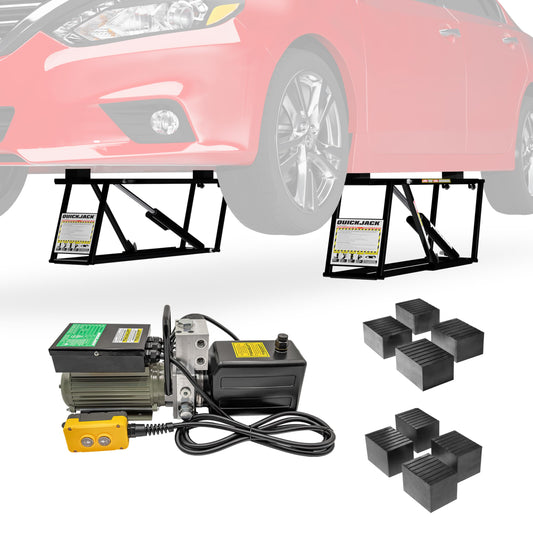 QuickJack BL-3500SLX Portable Car Lift - 3,500-lbs. Capacity, Designed for Small Wheelbase Vehicles, Perfect for Auto Repair in Garage, Shop or Home Use