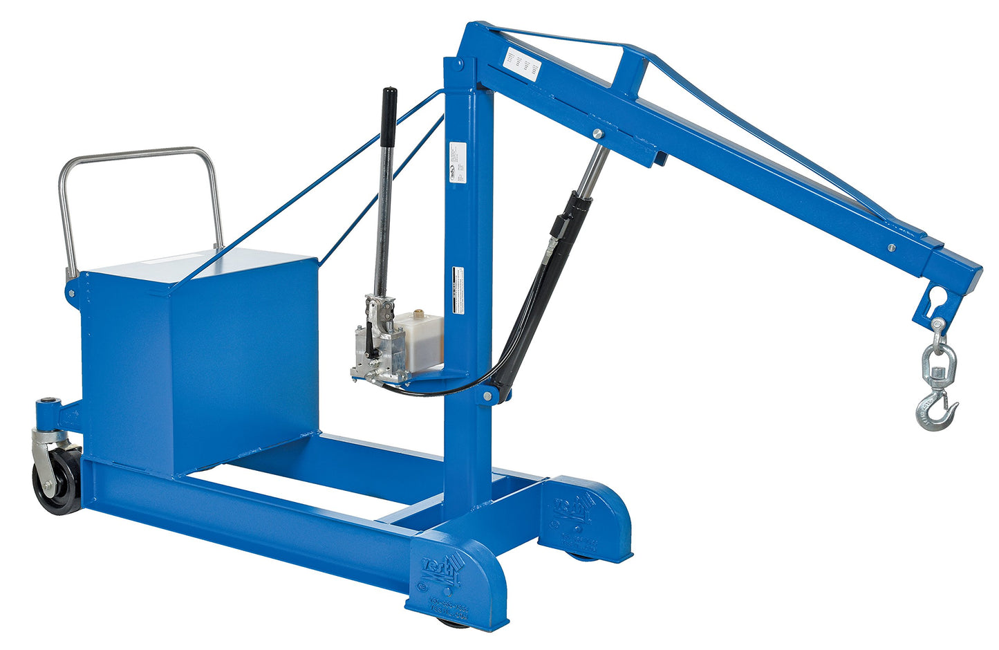 Vestil CBFC-500 Steel Counter Balance Floor Crane 500 Lb. Capacity Blue