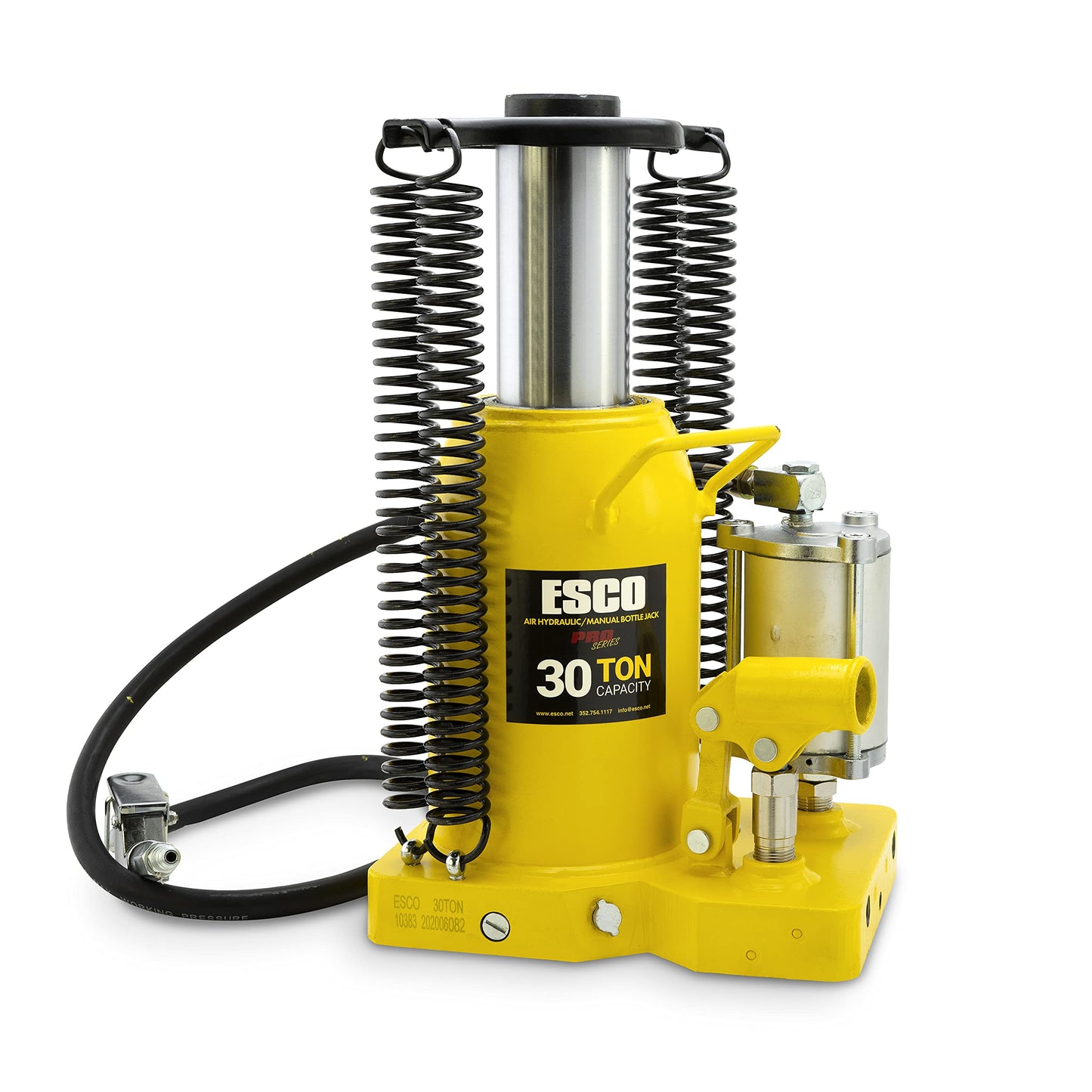Pro Series 30 Ton Air Hydraulic Bottle Jack