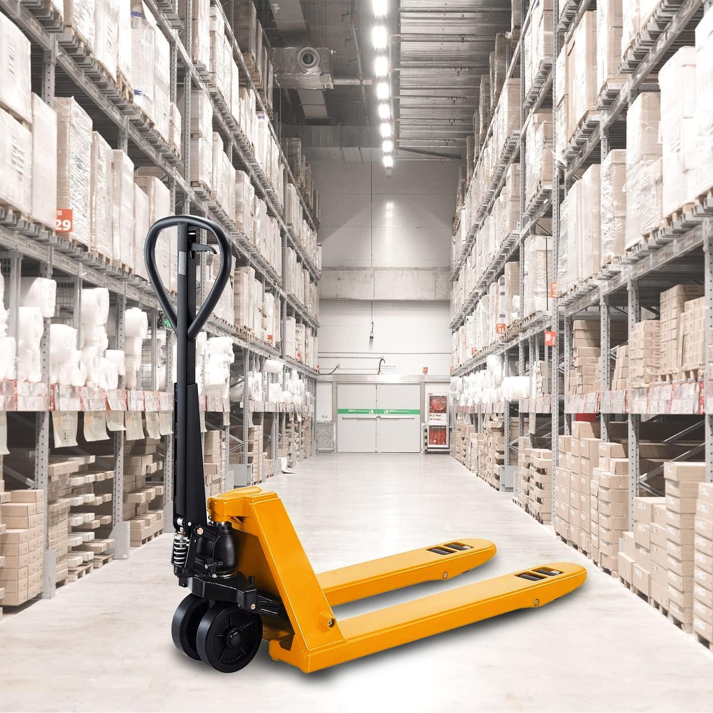 Tory Carrier Pallet Jack 11000lbs Capacity, Heavy Duty Manual Pallet Truck 48" x 27" Forks
