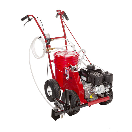 Newstripe EcoLiner SP Self-Propelled Field Striper (Part# 10004621) | Field Use Only | Heavy Duty 45psi Pump, Detachable Spray Gun, No Pressurized Tanks, 12V Battery | 2-Year Warranty | Made in USA