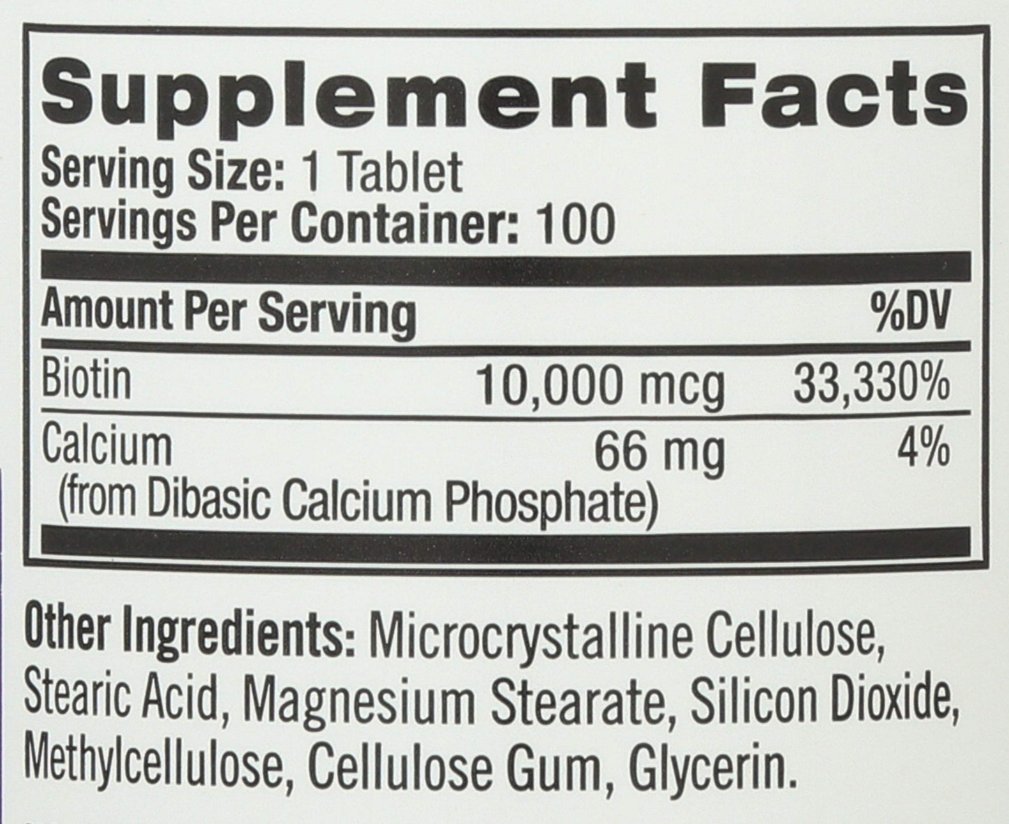 Natrol Biotin Max 10000 Mcg, 100 Tablets