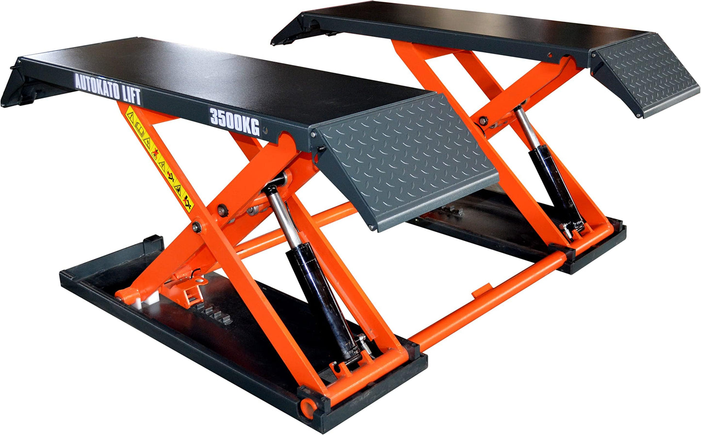 KATOOL Mid Rise Scissor Lift 8000lbs Electric Release Auto Lift 110V/1PH Quick Jack Adjustable Lift for Home Shop Garage (X80-110)