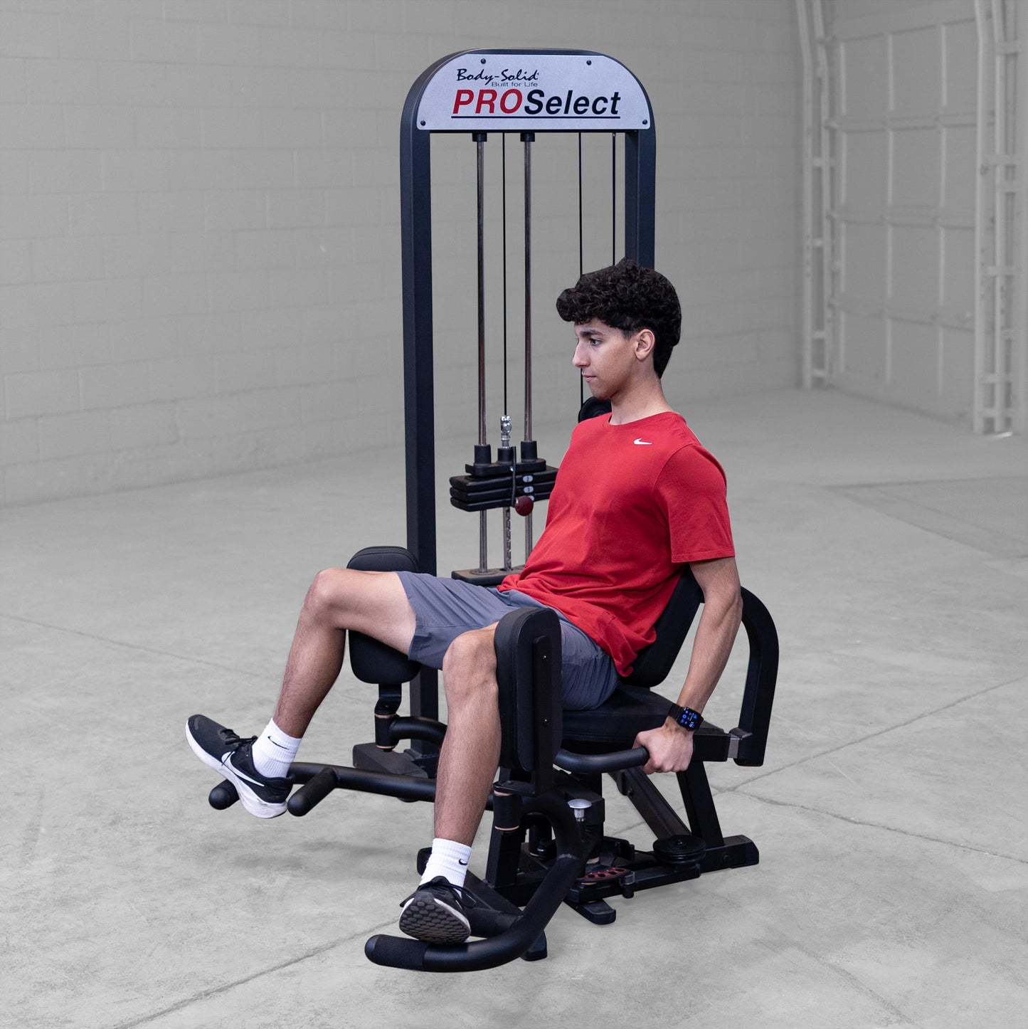 Body Solid (GIOT-STK) Inner and Outer Thigh Attachment, Flexibility Abductor Machine and Leg Stretcher, Fitness Equipment for Commercial and Home Gym, 210 lbs Weight Stack
