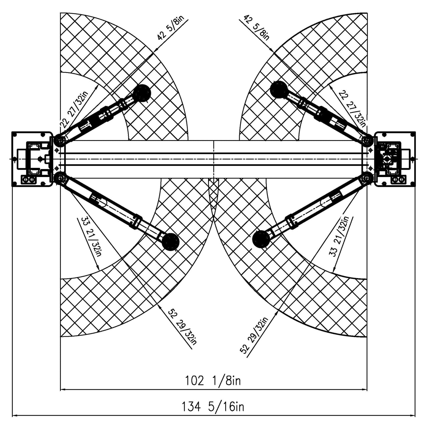 APlusLift HW-10KBP 10000LB Two Post Floor Plate Car Lift/Industry Leading 36 Months Part Replacements