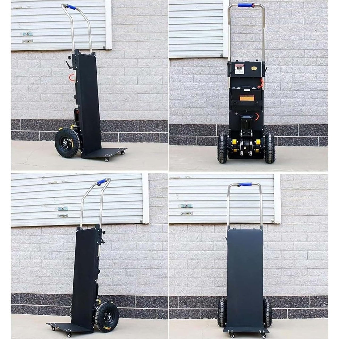 1200w Electric Stair Climber, Hand Truck Stair Climber, Heavy Object Sack Truck, for Straight & Curved Stairs, Suitable for Warehouse Logistics Distribution