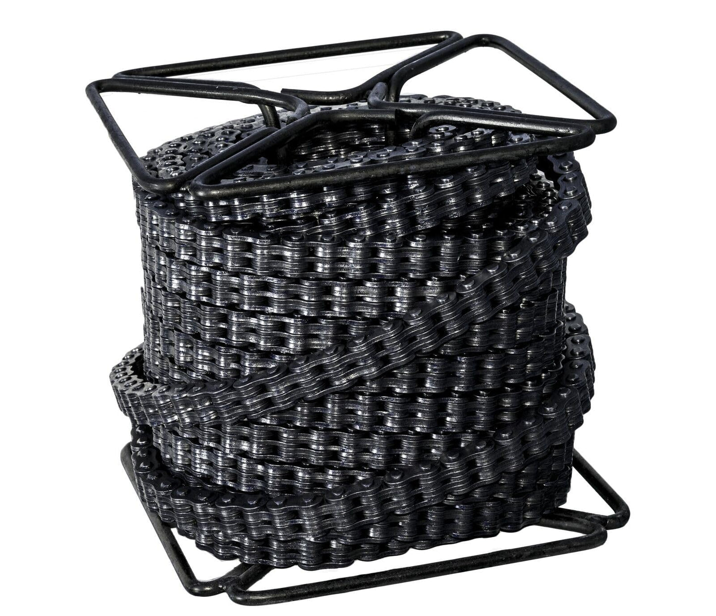 Jeremywell BL634 Leaf Chain 50 Feet for Forklift Masts,Hoisting with 5 Connecting Links