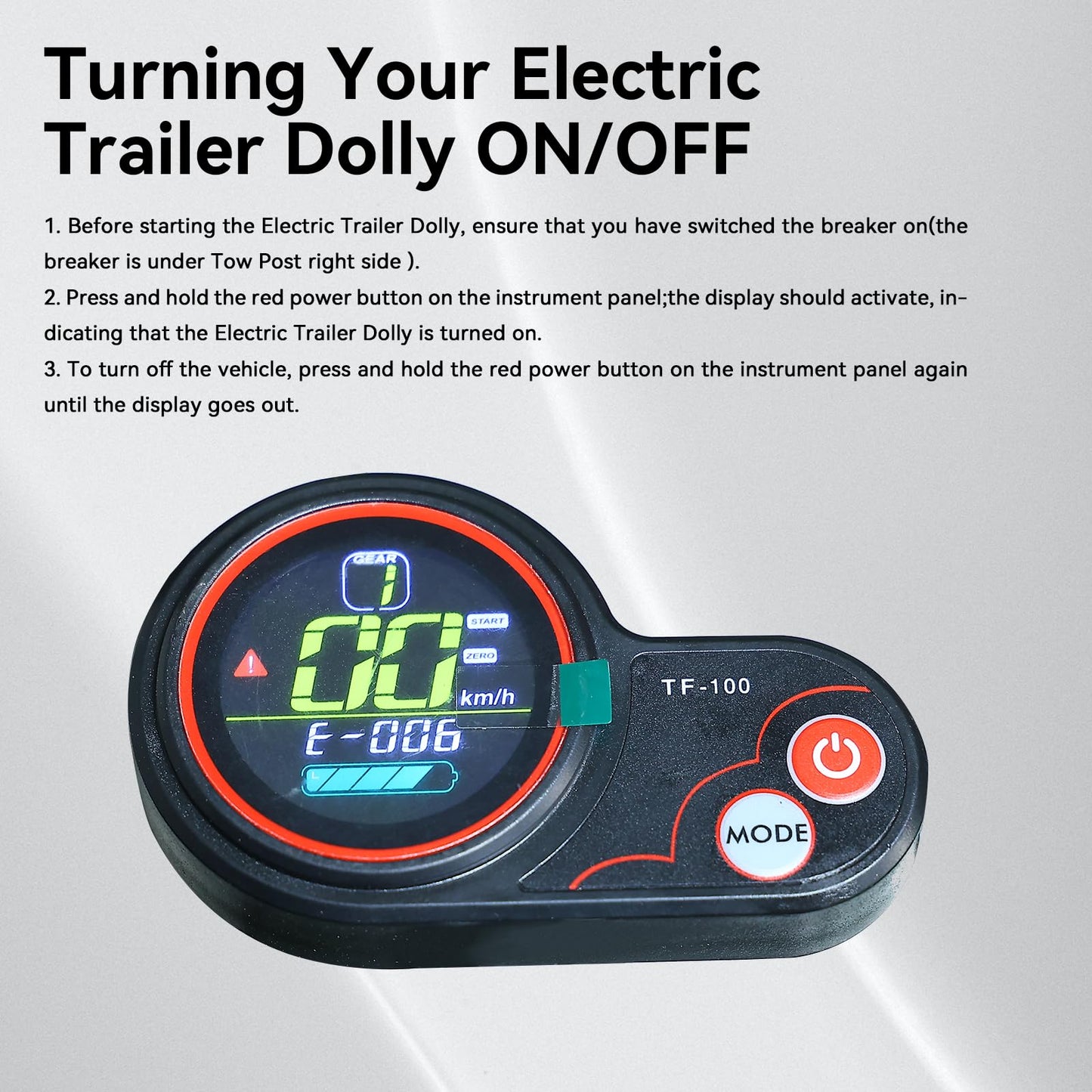 Dvsripa Electric Trailer Dolly,9900 Lbs Max Trailer Weight,48V 500W Motorized Trailer Dolly with Powerful Motorized Trailer Mover for RV Utility Trailers,Compact Design Home Garage Outdoor Use