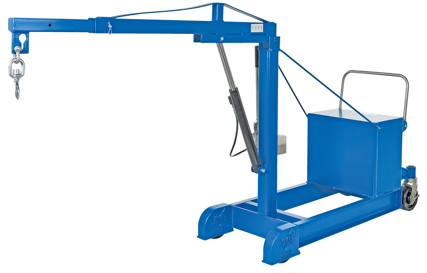 Vestil CBFC-500 Steel Counter Balance Floor Crane 500 Lb. Capacity Blue
