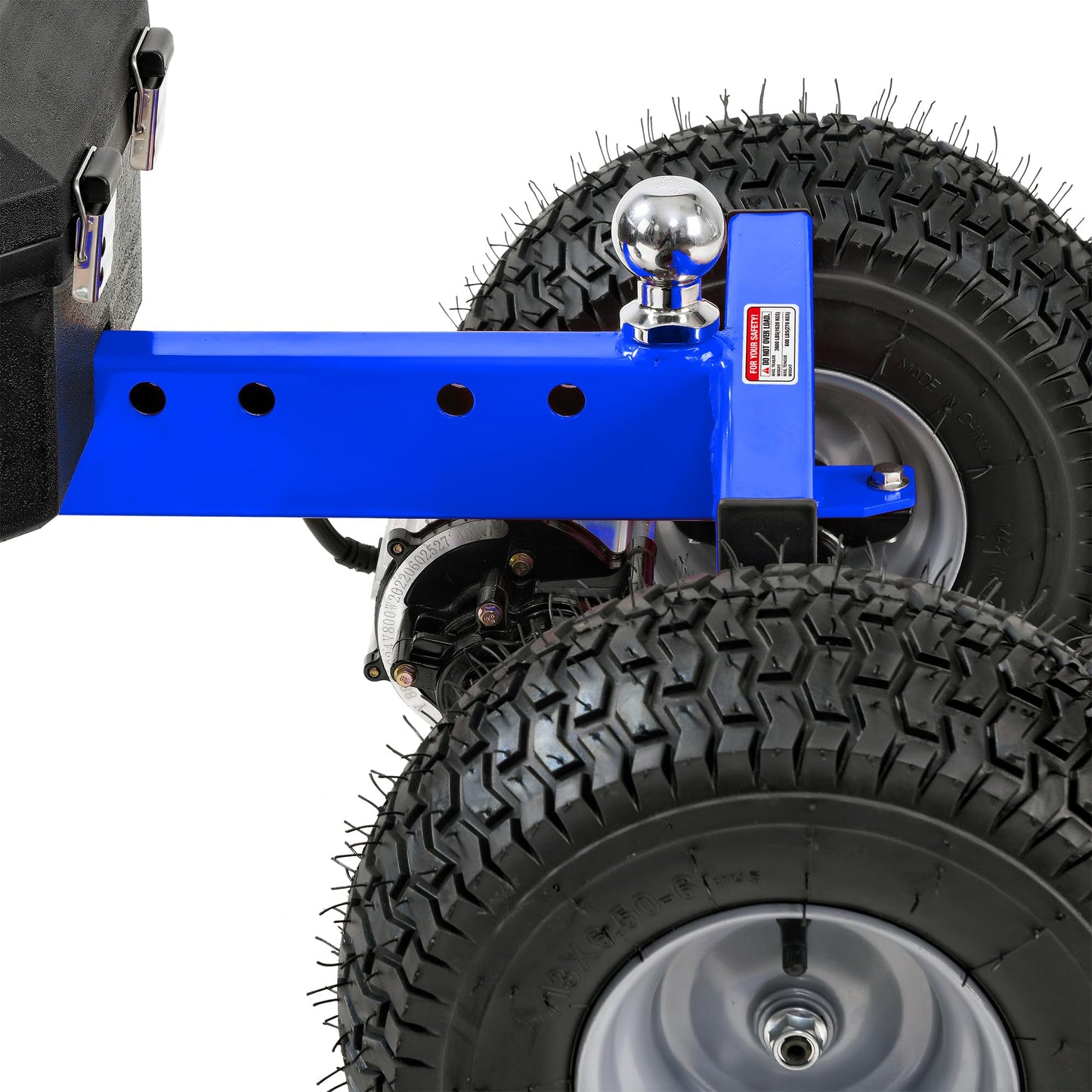 Goodyear Electric Trailer Dolly 3600LBS Max Trailer Weight 600LB Max Tongue Weight DC 24V 800W 7Ah w/Heavy Duty Commercial 2" Ball Hitch Mount