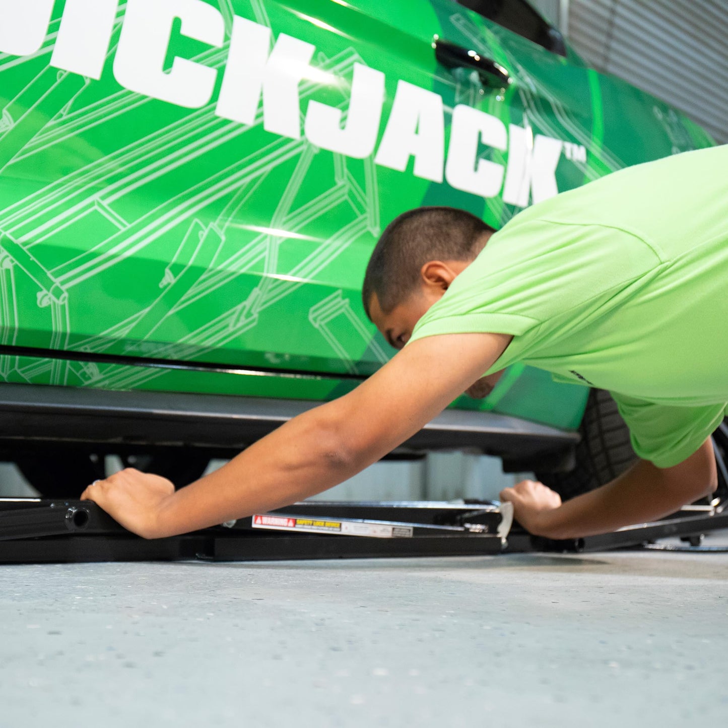 QuickJack 6000ELX Portable Car Lift – Designed for Electric Vehicles, 6,000-lbs. Capacity, 110V AC Power Unit, Super-Long Frames Perfect for Long Wheelbase Vehicles & EVs