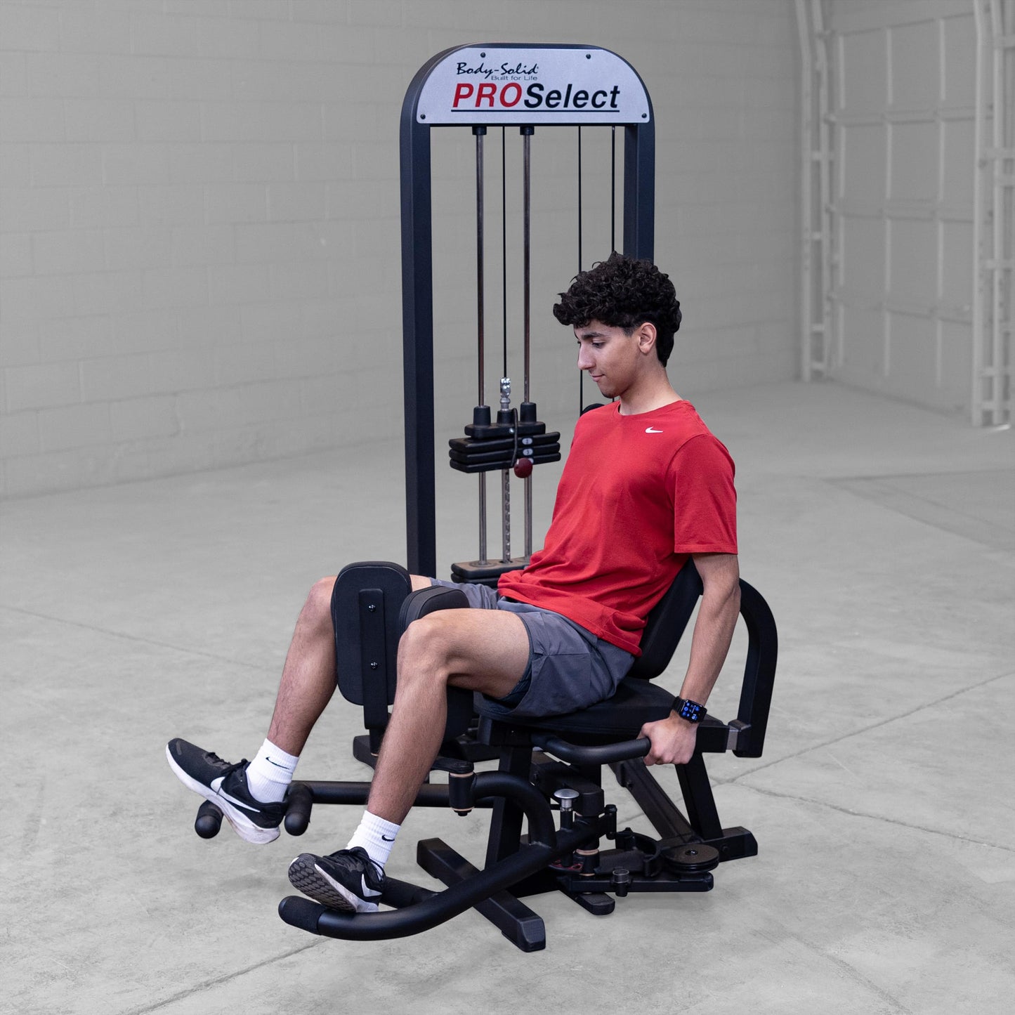 Body Solid (GIOT-STK) Inner and Outer Thigh Attachment, Flexibility Abductor Machine and Leg Stretcher, Fitness Equipment for Commercial and Home Gym, 210 lbs Weight Stack