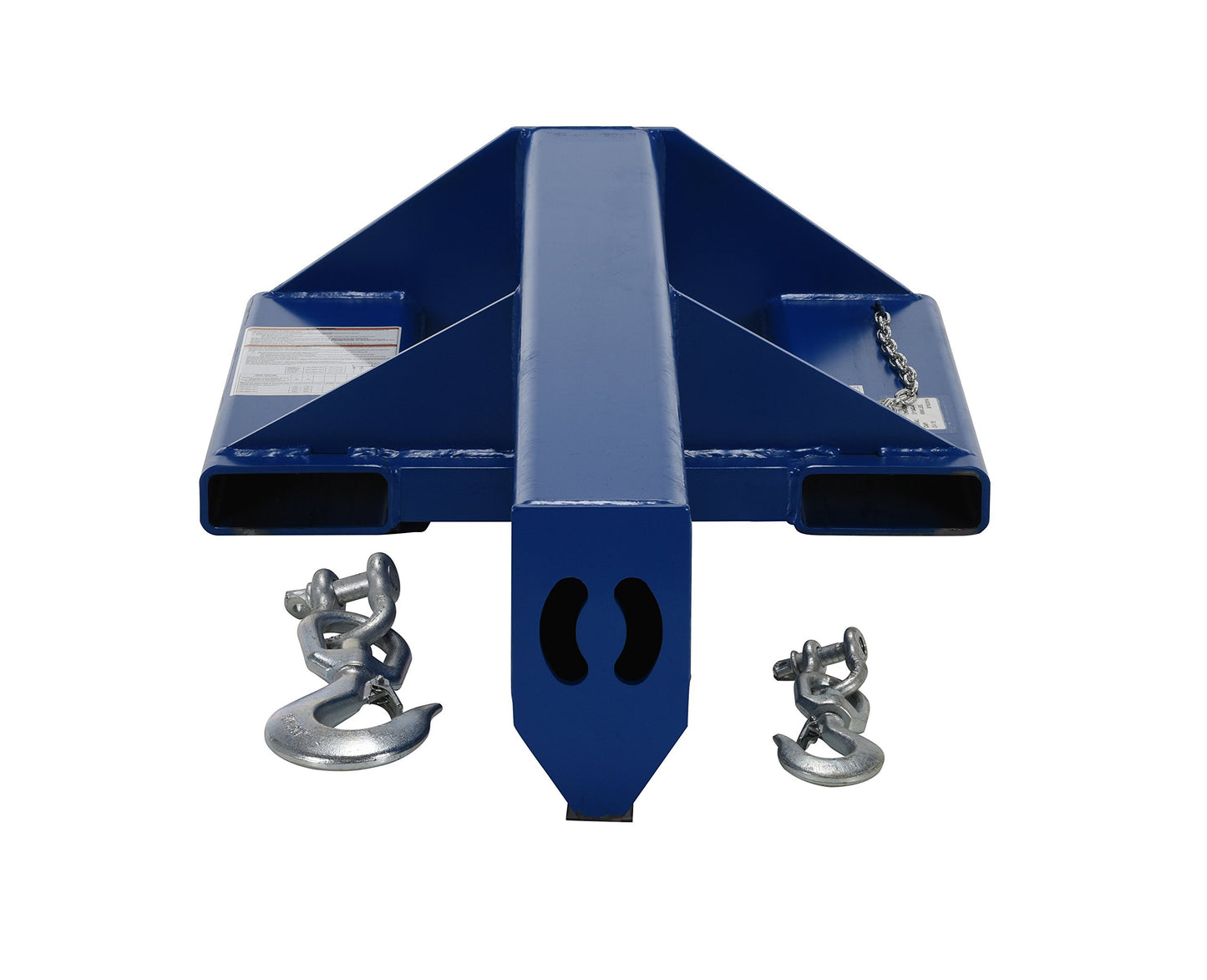 Vestil LMS-EBNT-40-8 Steel Shorty Non Telescoping Lift Boom 24 In. Fork Pocket Center 8,000 Lb. Capacity Blue