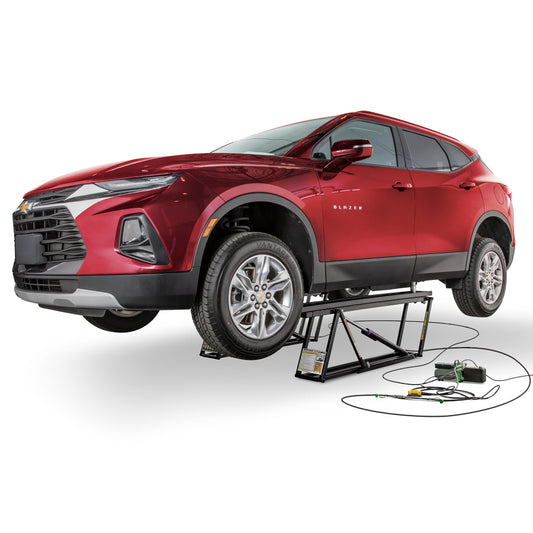 QuickJack 8000TL Portable Car Lift with 8,000lb Capacity, with 110V Power Unit, Safe & Portable Design Garage Lift for Home, Garage, Shop, or Mechanic Auto Repair