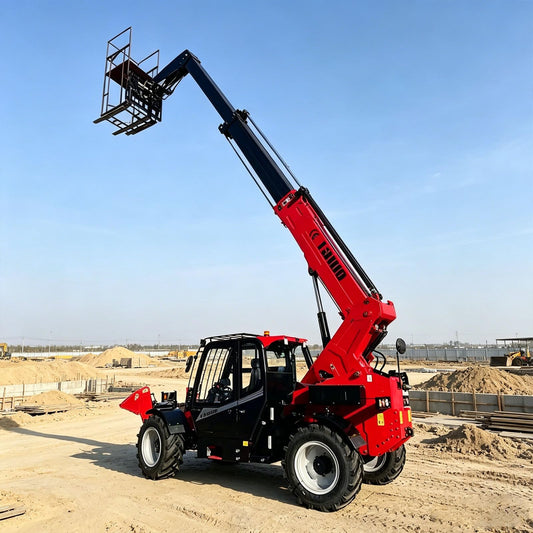 Heavy-Duty Telescopic Boom Forklift – 1–3 Ton Hydraulic Telehandler for Construction, Industrial Warehousing, Farm Operations & Outdoor Material Transport