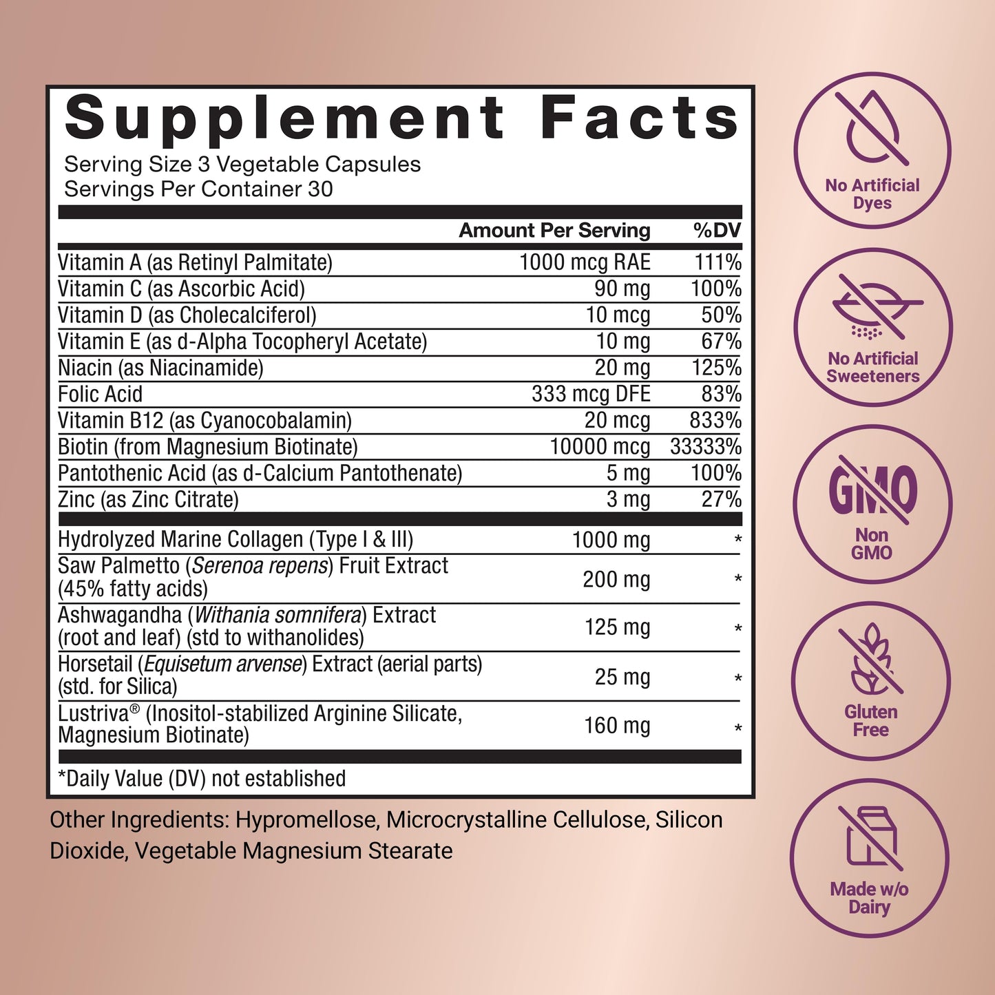 Force Factor Hair Growth Accelerator Multivitamin for Women & Men, with Lustriva, Biotin, Horsetail & Vitamins A, B12, C, D & E for Thicker Hair, Healthier Skin & Nails, 90 Capsules,(Pack of 2)
