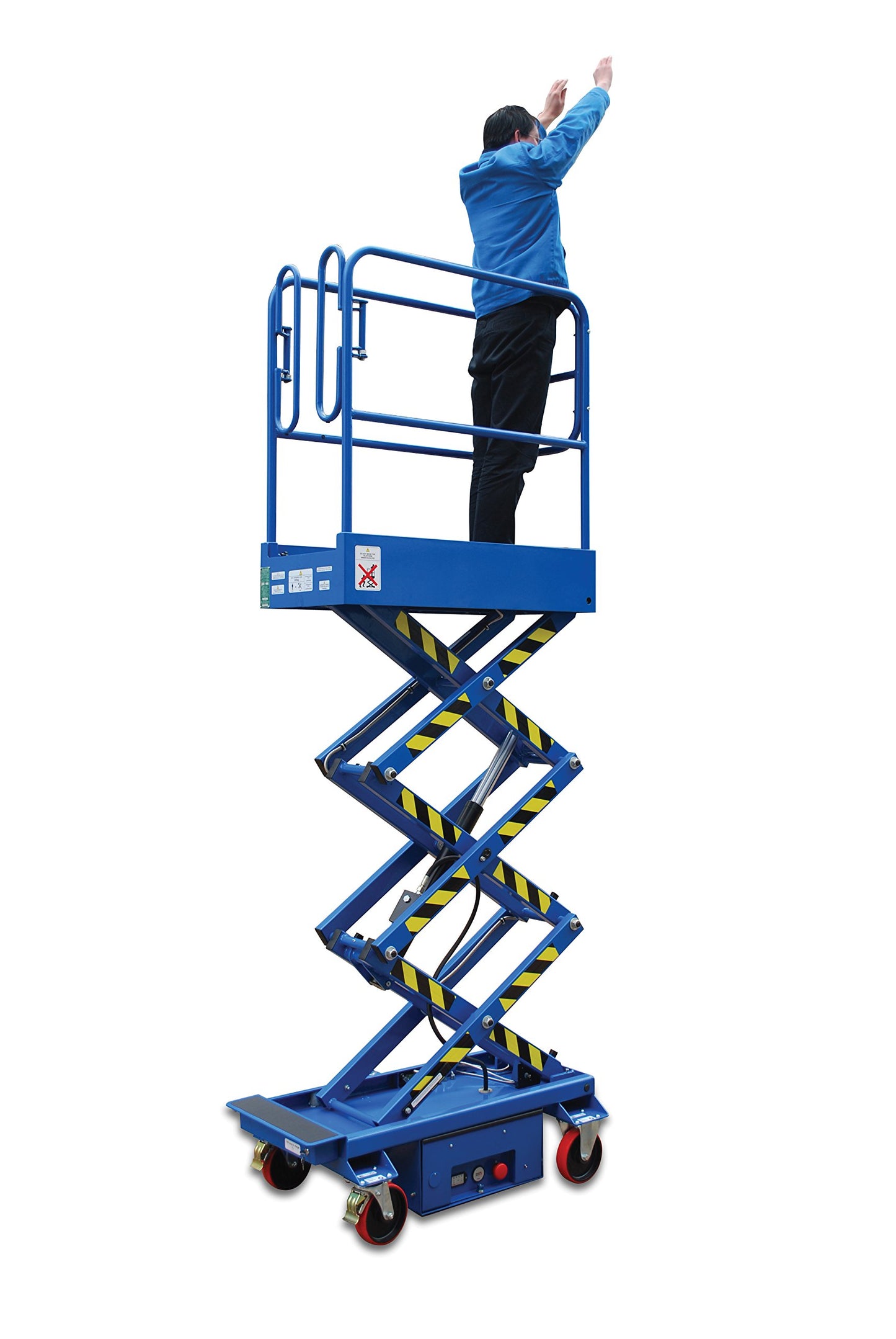 Vestil EOP-500 Steel Electric Order Picker 500 Lb. Capacity Blue