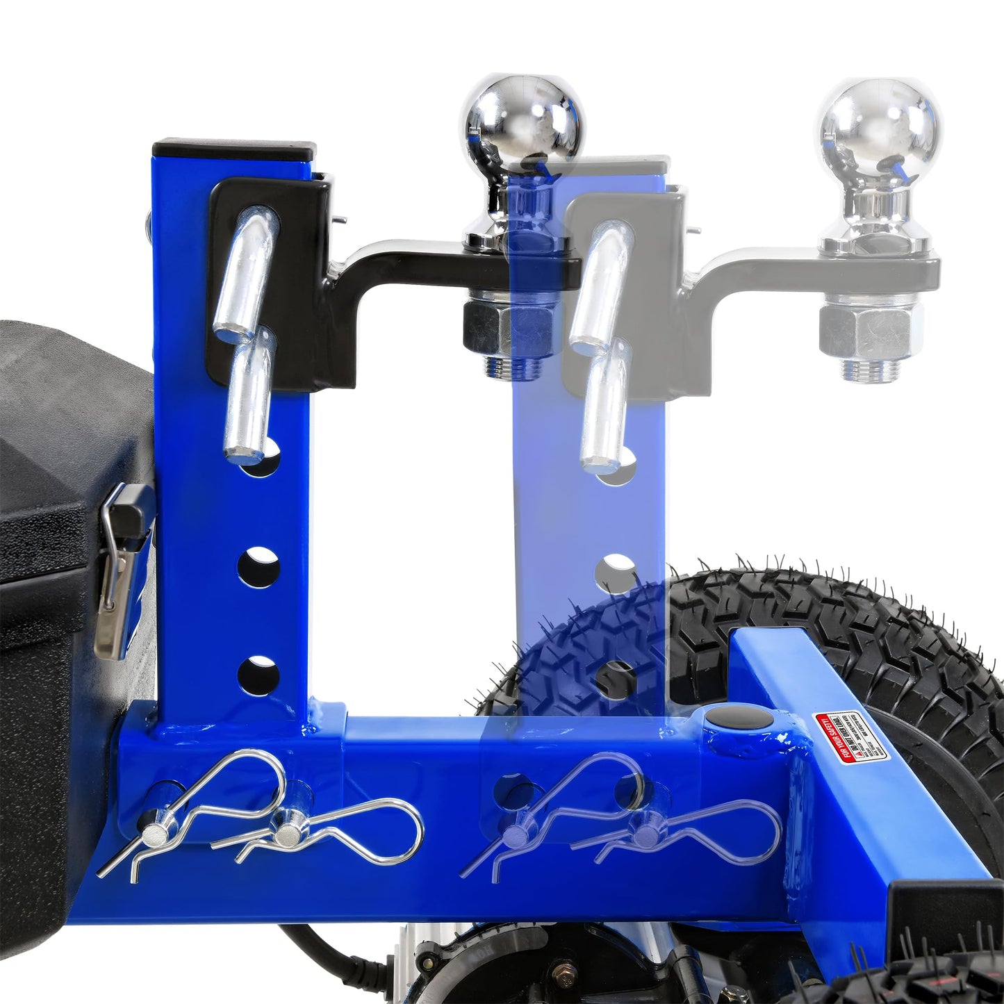 Goodyear Electric Trailer Dolly 3600LBS Max Trailer Weight 600LB Max Tongue Weight DC 24V 800W 7Ah w/Heavy Duty Commercial 2" Ball Hitch Mount