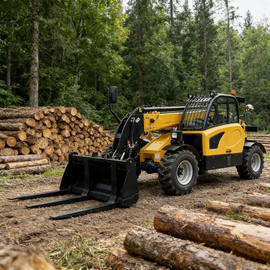 Telescopic Loader Handler with Long-Reach Boom for Multi-Floor Delivery, Pallet Handling, and Heavy-Duty Support
