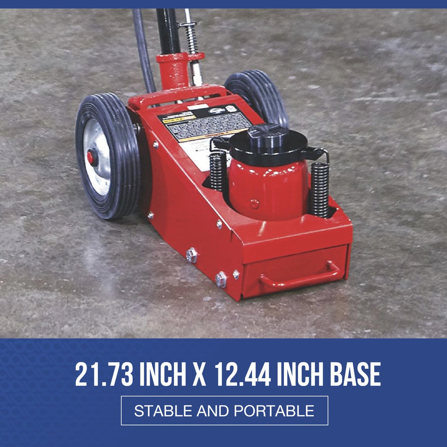 Strongway 22-Ton Quick Lift Air/Hydraulic Service Floor Jack