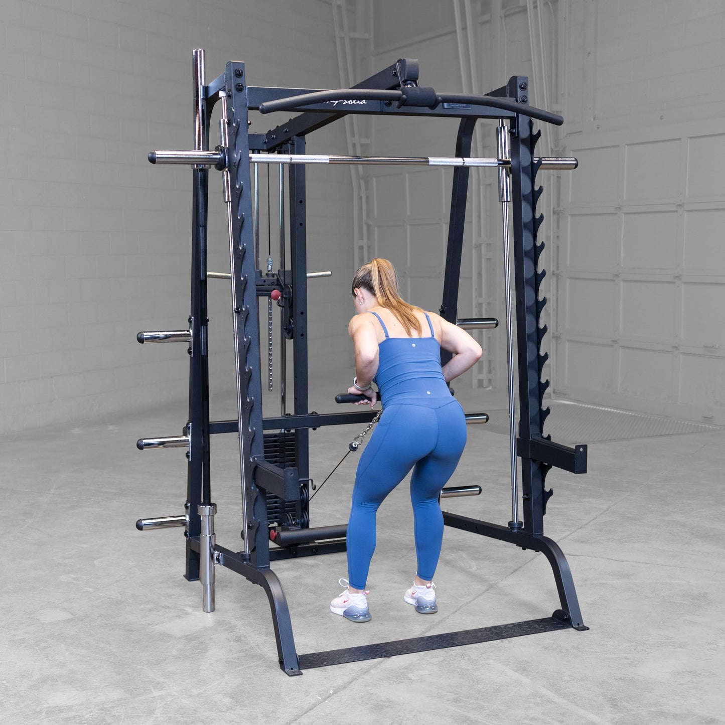 Body Solid (GLA348BS) Series 7 Smith Machine LAT Attachment, Only Compatible with Body-Solid GS348B Series 7 Smith Machine